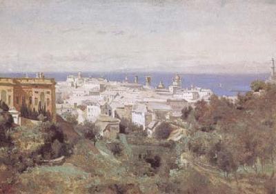 camille corot View of Genoa (mk09)